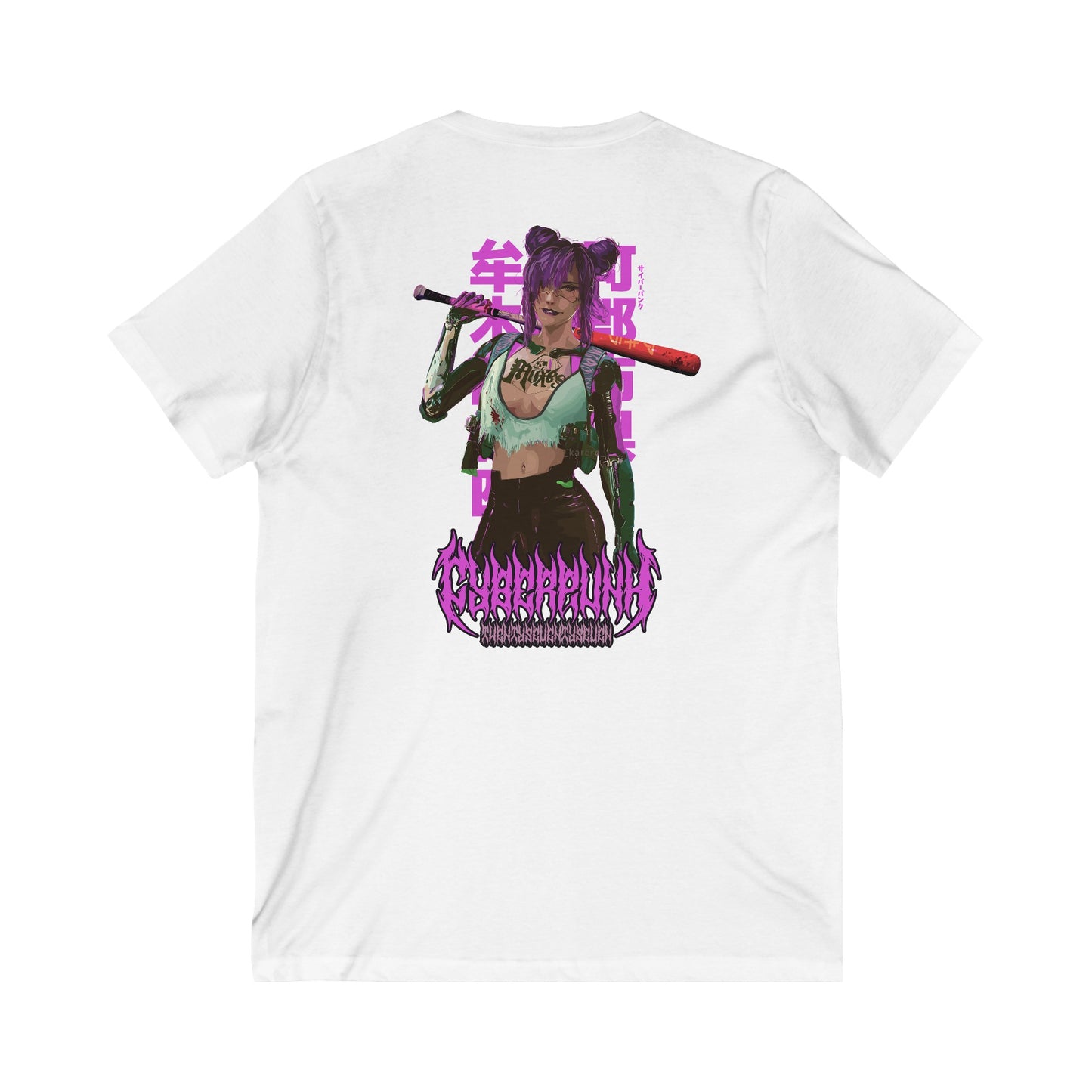 Cyberpunk Mox V-Neck Tee