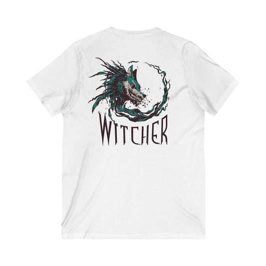 Witcher Wolf V-Neck Tee